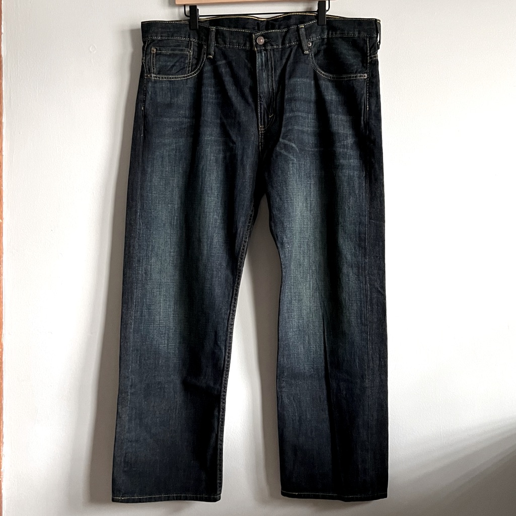 Levi’s 569 Loose Straight Fit Jeans Dark Wash Size 38x30